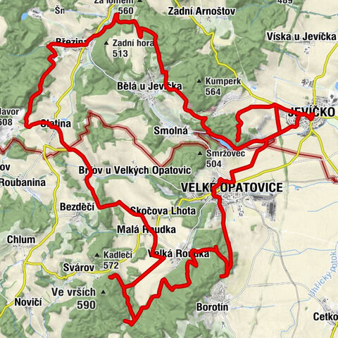Jevíčko - Kostel svatého Jiří - Svatý Roch a Šebestián - Červený kopec
