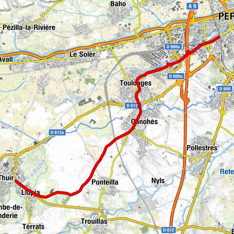 Perpignan - Mas Bedos - Vilar-milà - Thuir