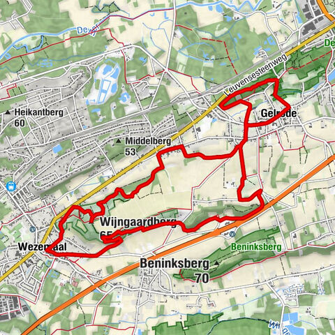 Wezemaal - Wijngaardberg - Sint-Corneliuskerk - Sint-Martinuskerk