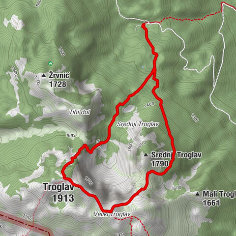 Grad Livno - Troglav
