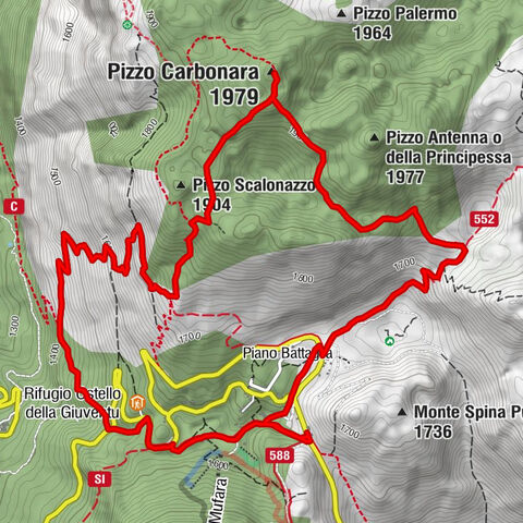 Rifugio Il Grifone, Centro di Educazione Ambientale e del Turismo Sostenibile - Rifugio Giuliano Marini - Pizzo Carbonara - Ristoro dello Scoiattolo
