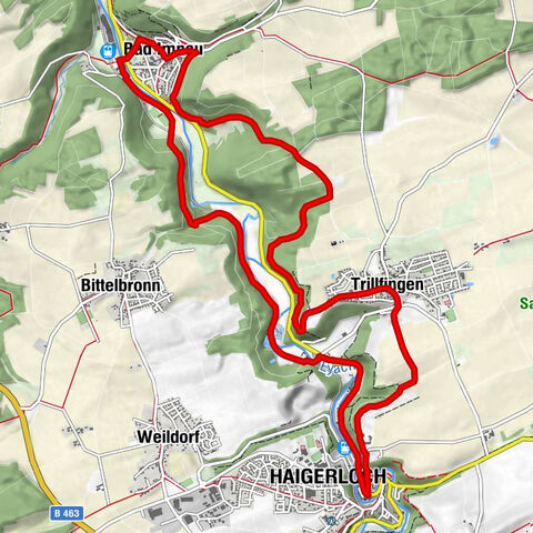 Eyachtal-Rundweg (über Haigerloch und Bad Imnau)