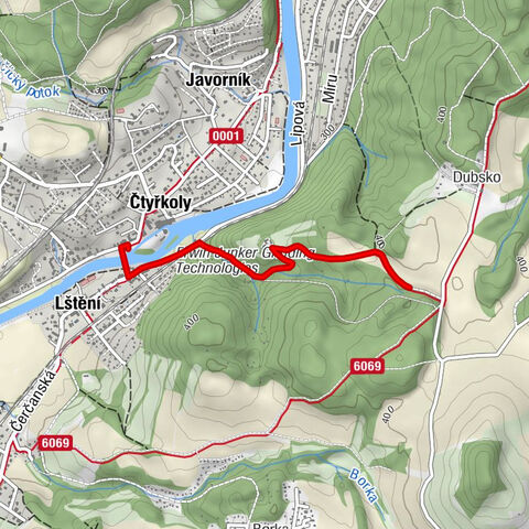 Čtyřkoly - Lštění - svatý Kliment - Montana