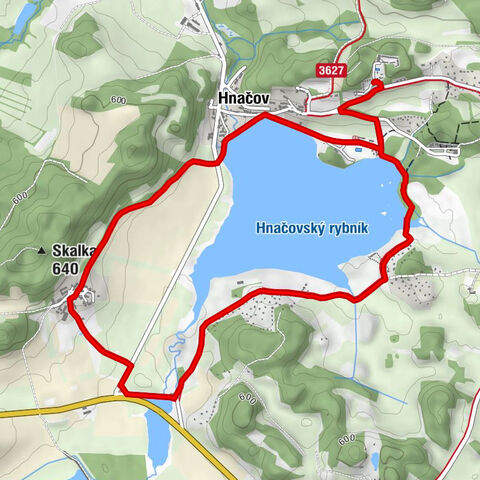 chatová osada "Nad Rybníkem" - Hnačov - Skránčice