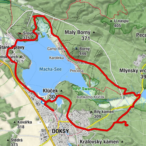 Doksy u Máchova jezera - Doksy - Břehyně - svatý Vavřinec