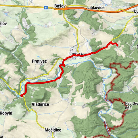 Chyše - Chýšky - Žďárek