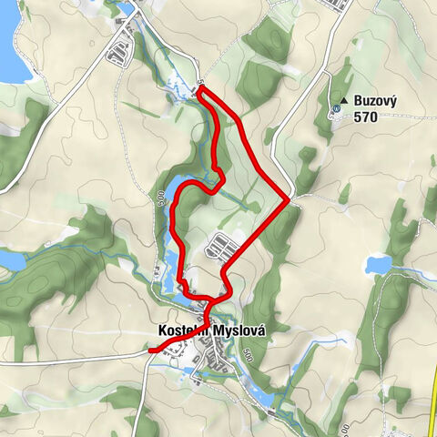 Kostelní Myslová - svatý Václav