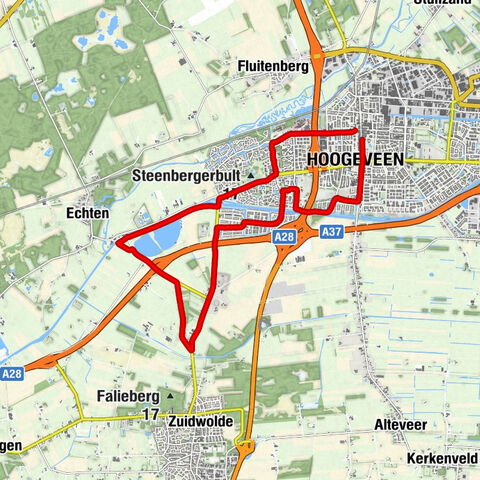 Hoogeveen cascaderun 10 mijl