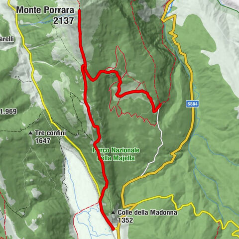 Campo di Giove - Logge di Pilato - Monte Porrara