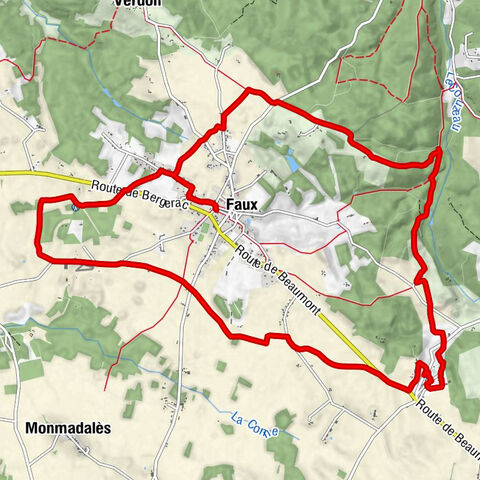 Faux - La Cabanne - La Micalie - La Genèbre