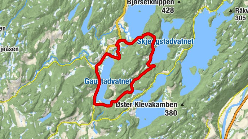 Eidsgrenda - Skjeggstad - Gaustad - Korsvegen