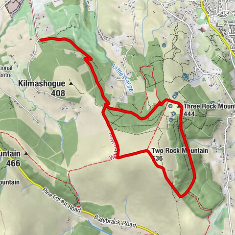 Tallaght - Lugdoo - Three Rock Mountain - Two Rock Mountain