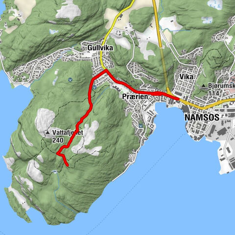 Namsos - Prærien - Gullvika
