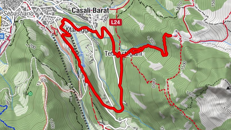 Limone Piemonte - Tetti Astegiani - Sorgente del Sarvan - Casali Barat
