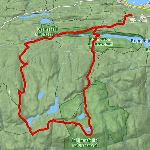 Viksetra - Ertekollen - Gosen - Vestknabben