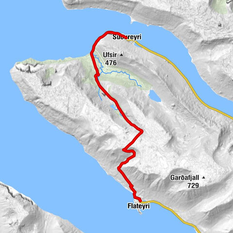 Flateyri - Staðarkirkja - Suðureyri