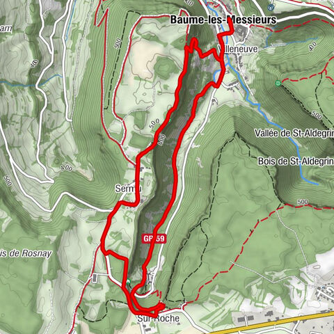 Sur Roche - Le Belvédère des Roches - Grottes - Chapelle Saint-Roch