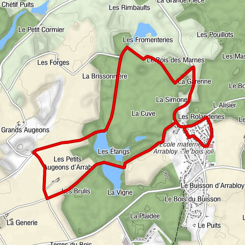 Arrabloy - Les Rolanderies - La Garenne - Les Petits Augeons