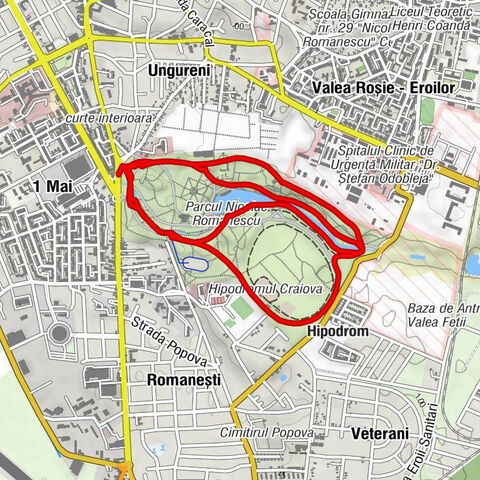 Craiova - Podul Suspendat - Hipodrom