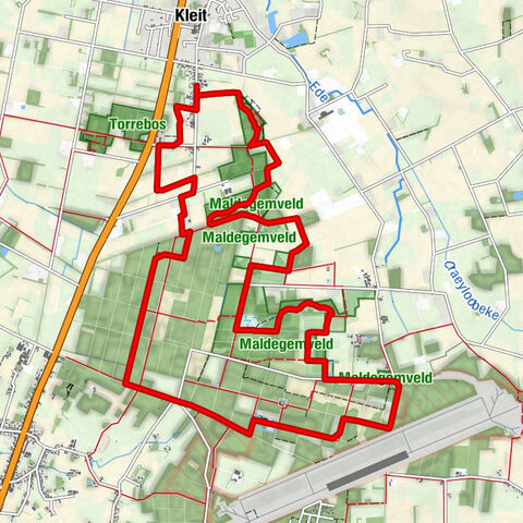 Maldegem - Papinglo - Het Jagershof - Uitkijkheuvel Maldegemveld