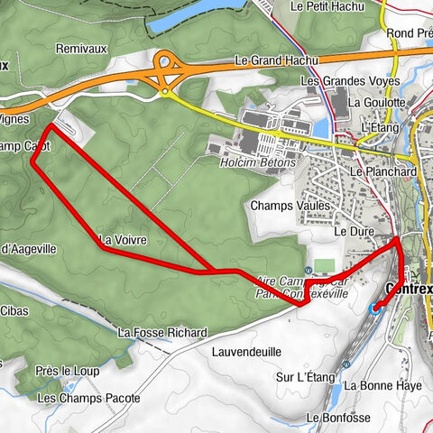 Contrexéville - La Glacière - La Voivre