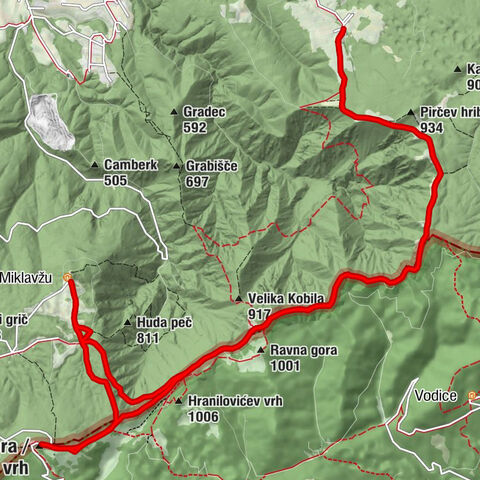 Karlovačka županija - Sveta Gera / Trdinov vrh - Dom pri Miklavžu - Šentjernej