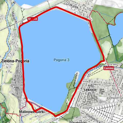 Malinowe Górki - Zielona-Pogoria - Dąbrowa Górnicza - Karczma Orle Gniazdo U Białego