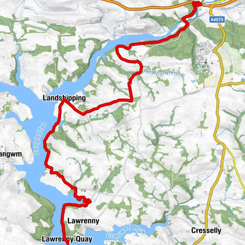 Martletwy - Landshipping - Garron - Lawrenny Quay