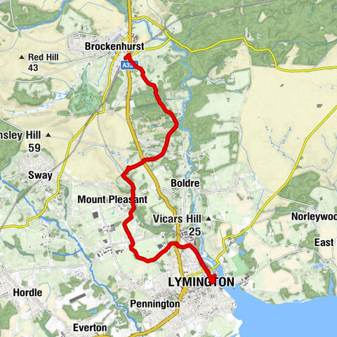 Brockenhurst - St Nicholas' Church - Our Lady of Mercy & St Joseph - Lymington Town