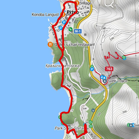 Opština Budva - Miločer - Pržno - Sveti Stefan