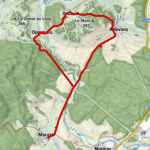 Marast - La Grange d'Ancin - Oppenans - Église Sainte-Marie-Madeleine