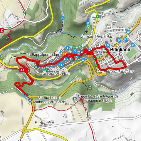 Pitigliano - Chiesa di Santa Maria e San Rocco - Duomo San Pietro e Paolo - Chiesa di Santa Maria Assunta