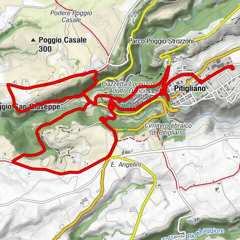 Pitigliano - Chiesa di Santa Maria e San Rocco - Santuario della Madonna delle Grazie - Sinagoga e Ghetto Ebraico