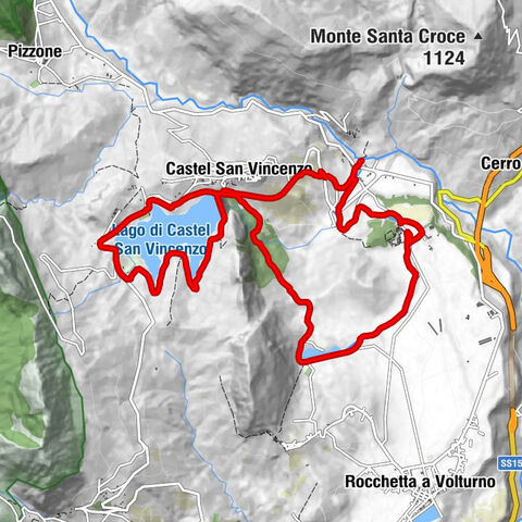 Castel San Vincenzo - cascata del Volturno