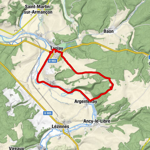 Tanlay - Église Saint-Sylvestre - Argentenay - Saint-Vinnemer