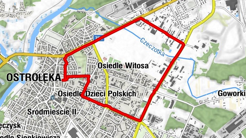 Ostrołęka - Osiedle Starosty Kosa - Koku Sushi - Śródmieście I