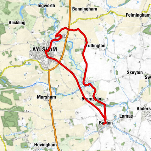 Buxton - Saint Mary's Church - Saint John of the Cross - Aylsham