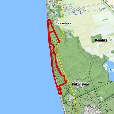 Olando kepurės skardis