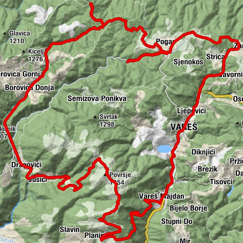 Vareš - Površje - Karasanovina - Stara crkva Svetog Mihovila