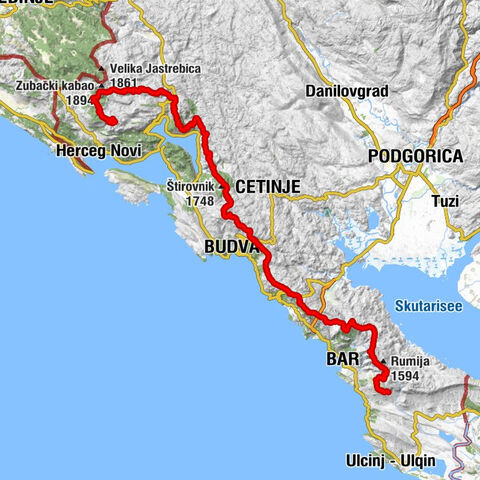Za Vratlom - Veliko Ćedilo - Subra - Lunje
