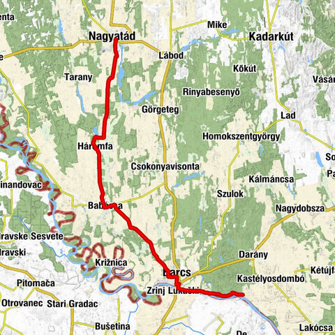 Nagyatád - Nagyboldogasszony-kápolna - Jézus Szíve-templom - Drávatamási