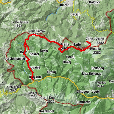 Planinarski dom Štedim - Hajla / Hajlë - Hajla e Shkrelit - Shpella