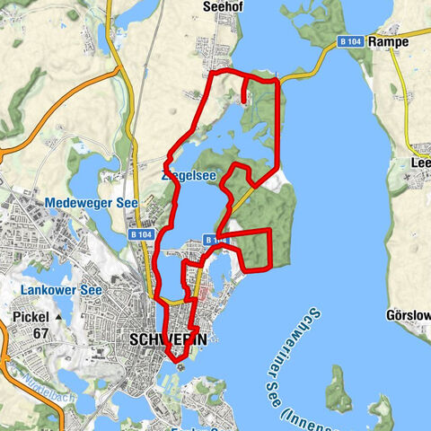 Altstadt - Schwerin - Carlshöhe - Frankenhorst