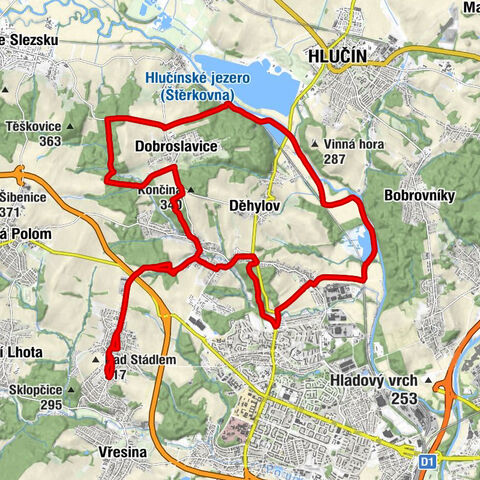 Filiální kostel sv. Hedviky v Krásném Poli - U Čestmíra - Rytíře Czaderského - Areál Ferdinand