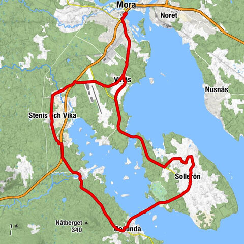 Morastrand - Utmeland - Klockarhagen - Mora