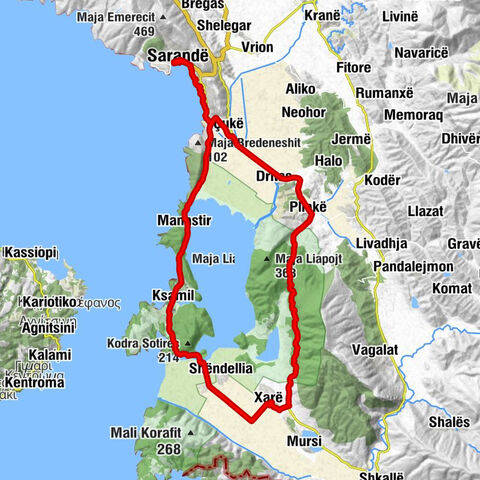 Sarandë - Xhamia e Sarandës - Shen Harallamb - Qafa Martesës