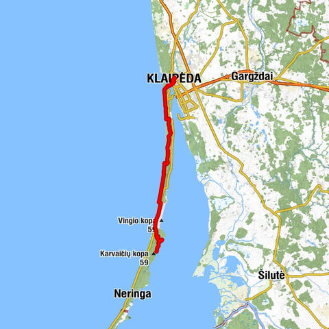 Klaipėda - Naujamiestis - Piliavietė