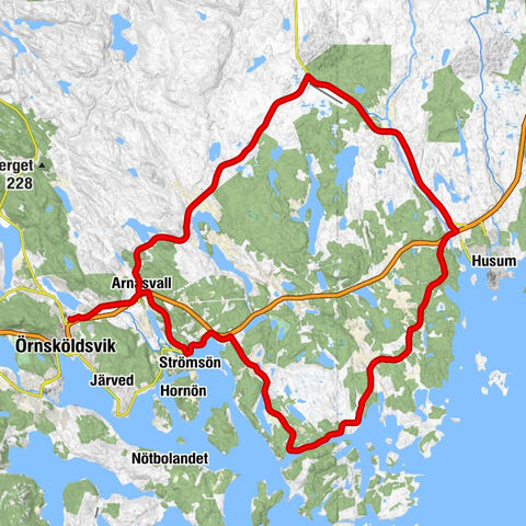 Örnsköldsvik - Arnäsvall - Ravestasanden - Ravesta