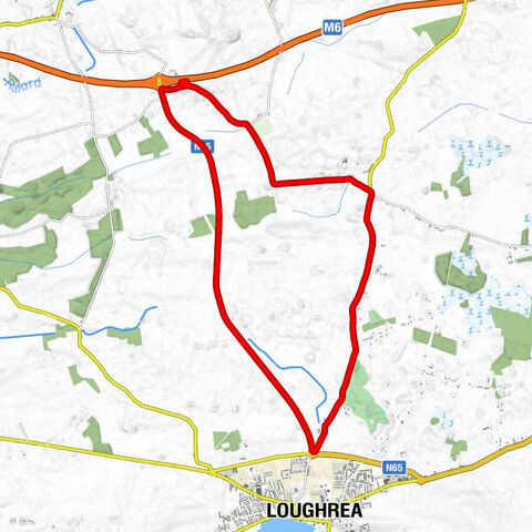 Loughrea - Bullaun - Gortcam