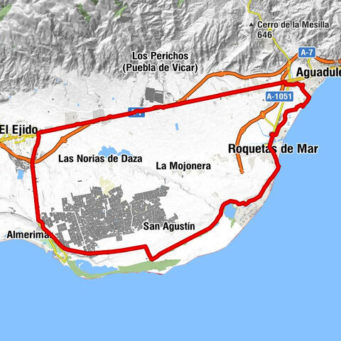 Roquetas de Mar - Aguadulce - Entinas - Ermita de la Santa Cruz